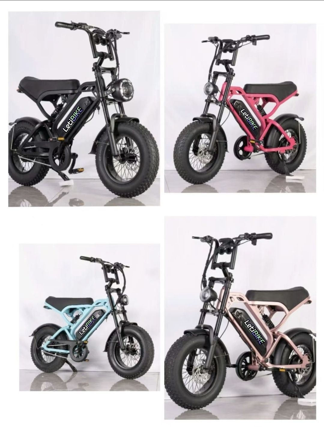 Rower elektryczny dla dziecka/ Fatbike V20 MINI/ LetiBike