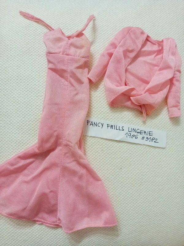 Barbie outfit fancy frills lingerie 1986 #3182