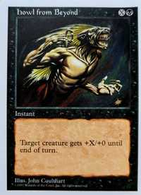 Magic the Gathering  - howl from Beyond  - 5th Edition
