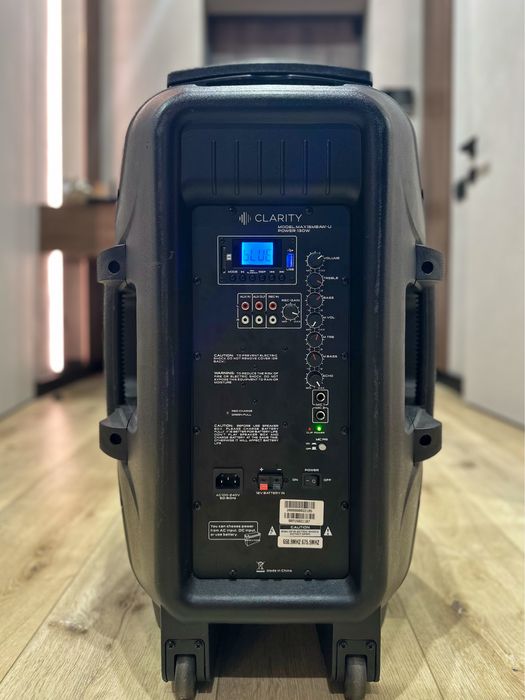 Clarity MAX15MBAW-U — активна портативна акустична система