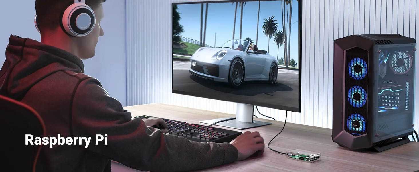 Кабель Micro HDMI - HDMI 2.1 8k 60hz 4k 240hz 4k 144hz 2k 240hz Ugreen