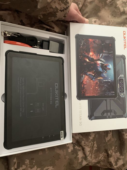 планшет Oukitel RT7 TITAN 5G 12+12/256gb black