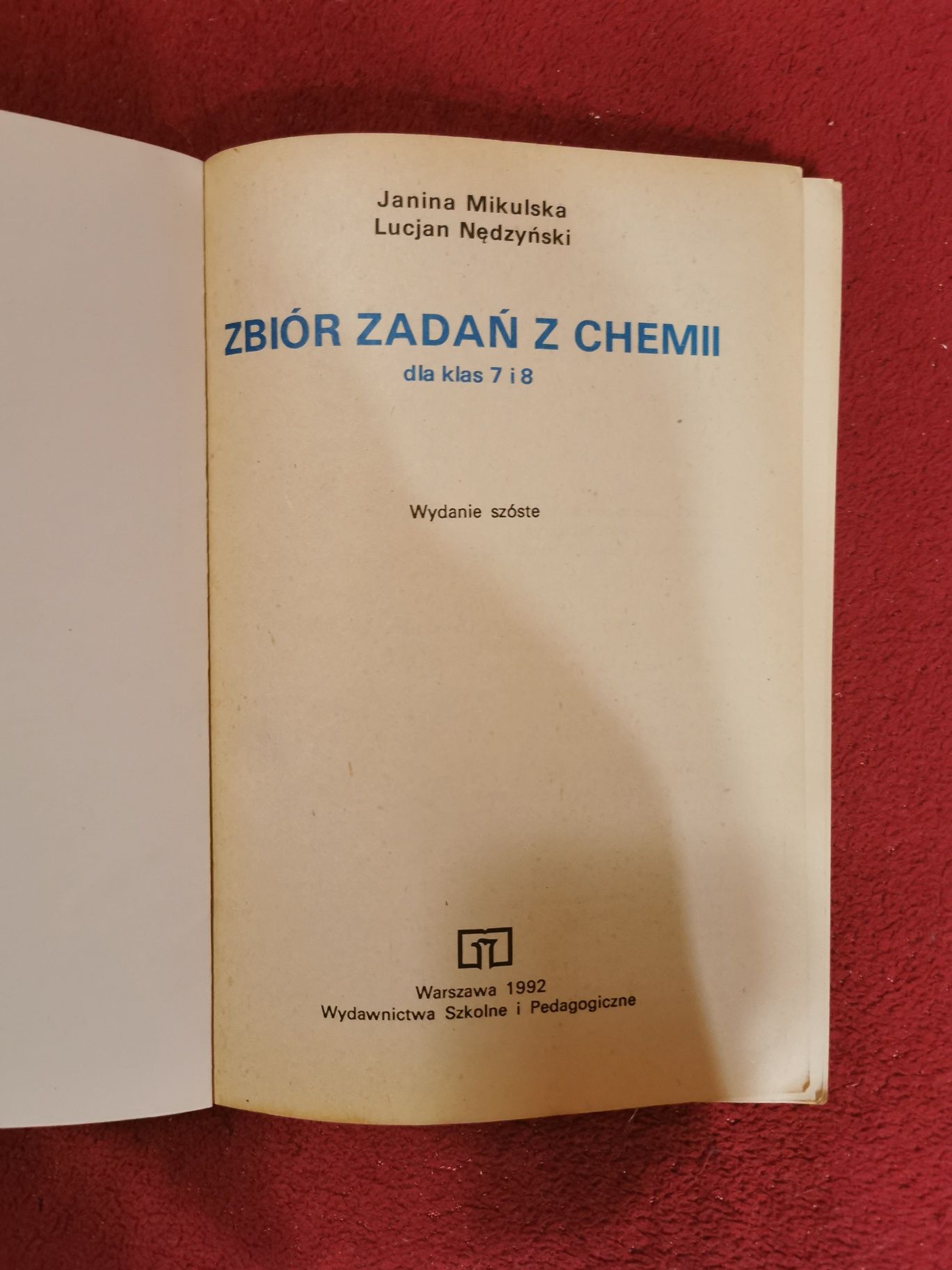 Zadania z chemii