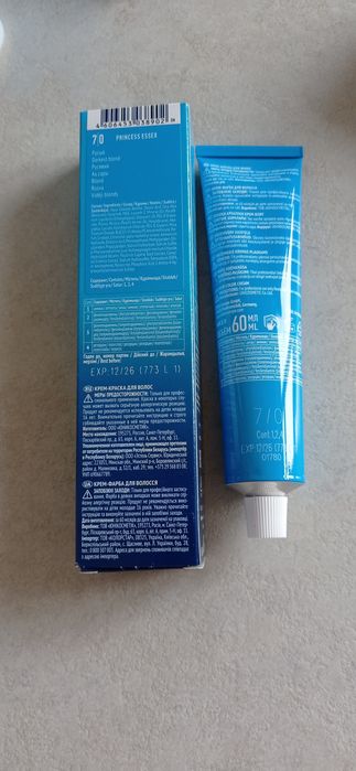 Крем-фарба ,для волосся Estel princess 7/0, русявий натуральний