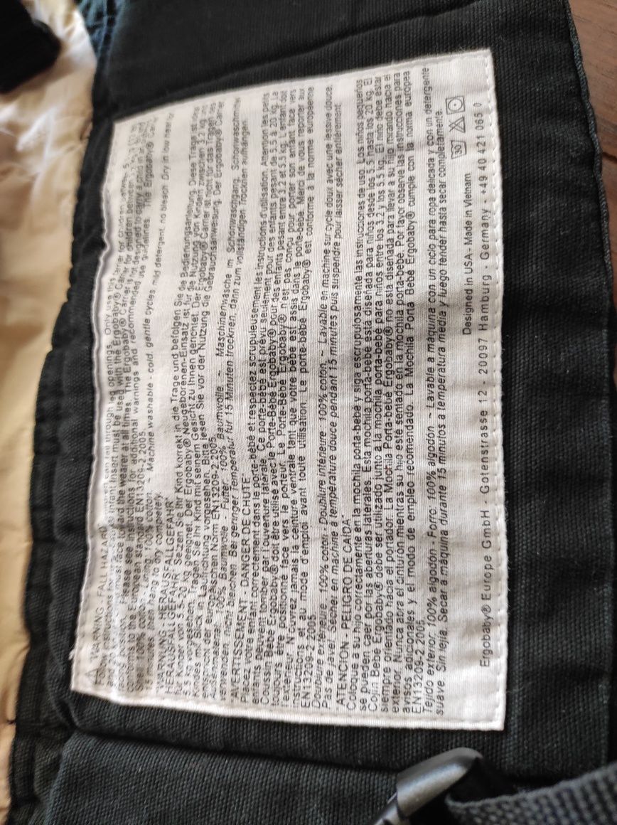 Nosidło ergonomiczne Ergobaby chusta nosidełko
