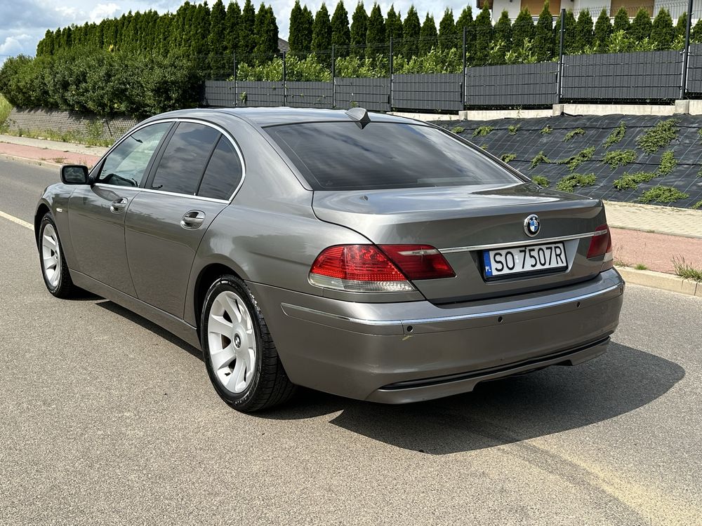 BMW E65 3.0d 231km, 2005r LIFT, Szyberdach, Czarna Skóra