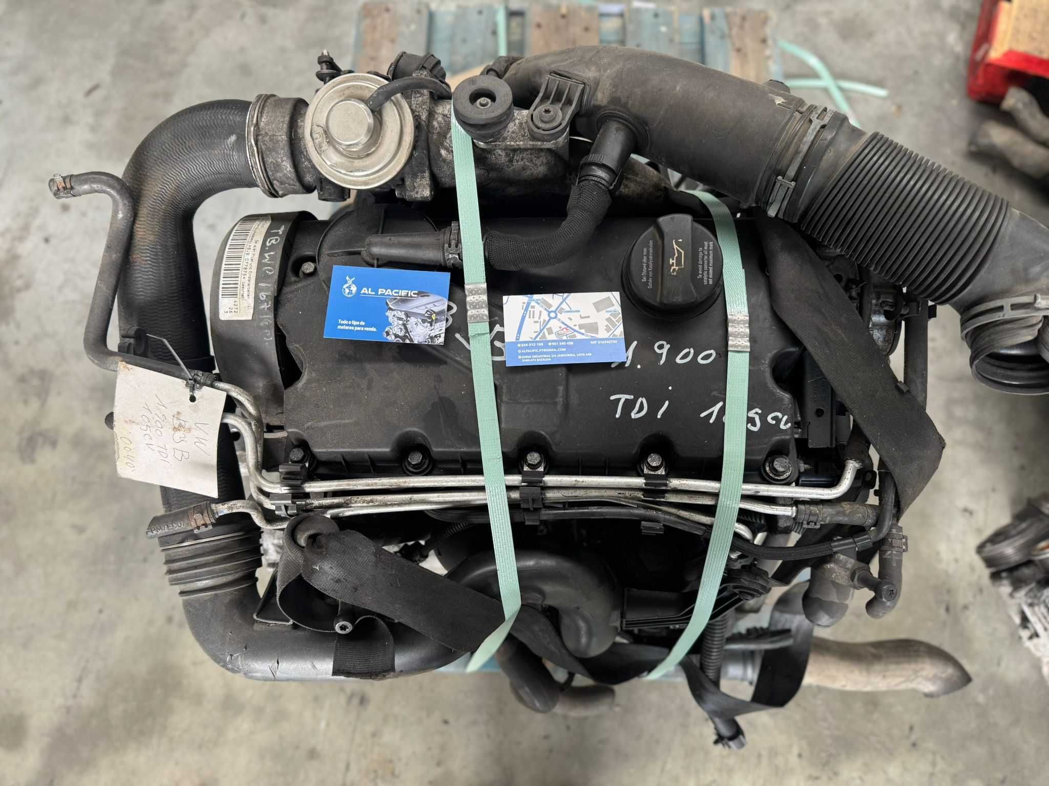Motor usado VW Caddy 1.9 TDI REF: BJB