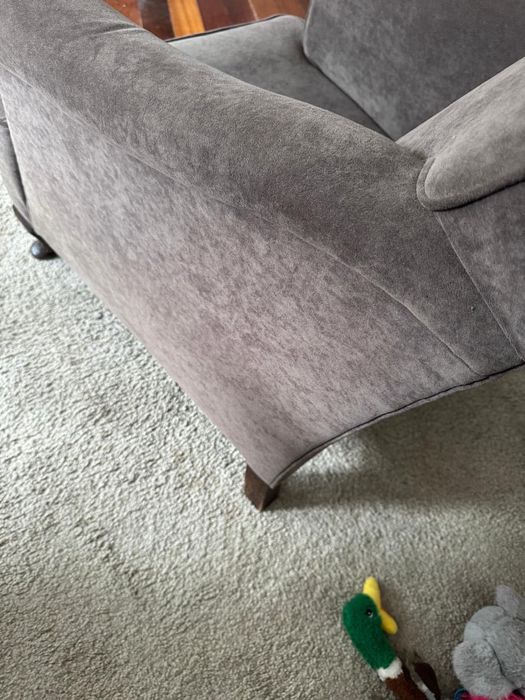 Cadeirão cinza rustico