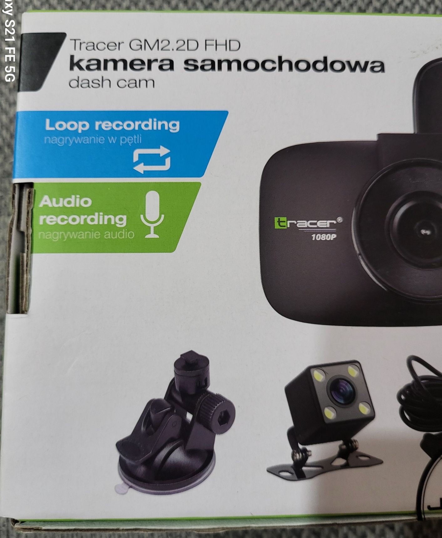 NOWA Kamera samochodowa Wideorejestrator TRACER GM2.2D FHD