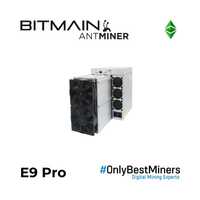 Bitmain E9Pro  Ethash, Etchash / Moc: 3680 MH/s 2200 W