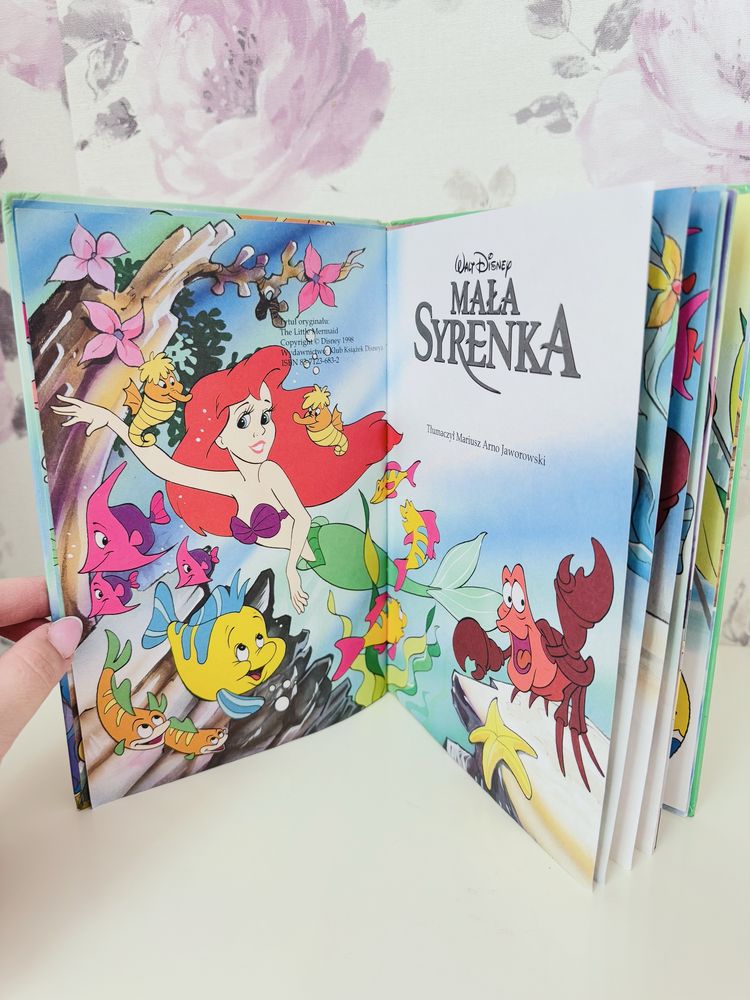 Bajka Mała Syrenka, Ariel Walt Disney, vintage