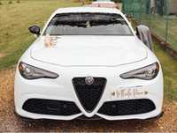 Auto do ślubu /Alfa Romeo Giulia Białe + kierowca/ Małopolska