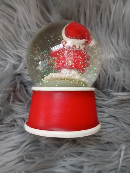 Kula śnieżna pozytywka nakręcana muzyka śnieg