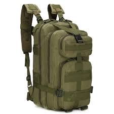 Mochila mala militar tactica 30L prova de agua RYANAIR Preto Verde NOV