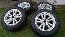 Komplet alufelg z oponami zimowymi 18 5x120 255/55 BMW X3