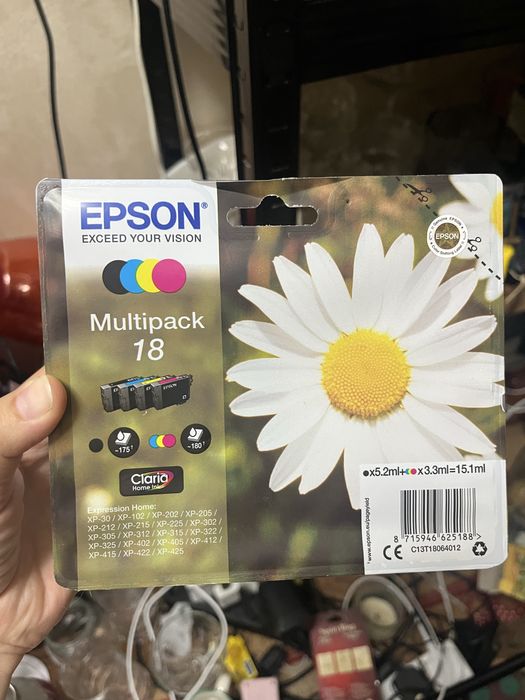 мультипак картриджів Epson 18 Claria Home Ink.