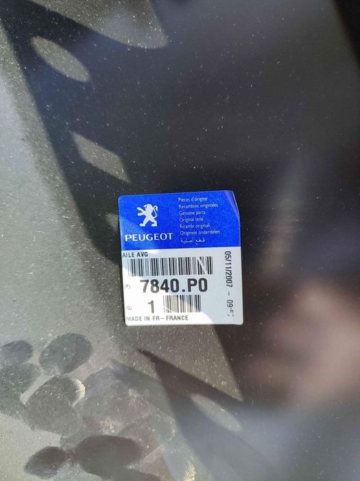 Guarda-lamas Peugeot 407