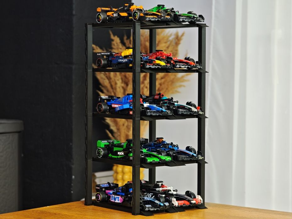 Garaż na 10 Formuł 1 LEGO Speed Champions