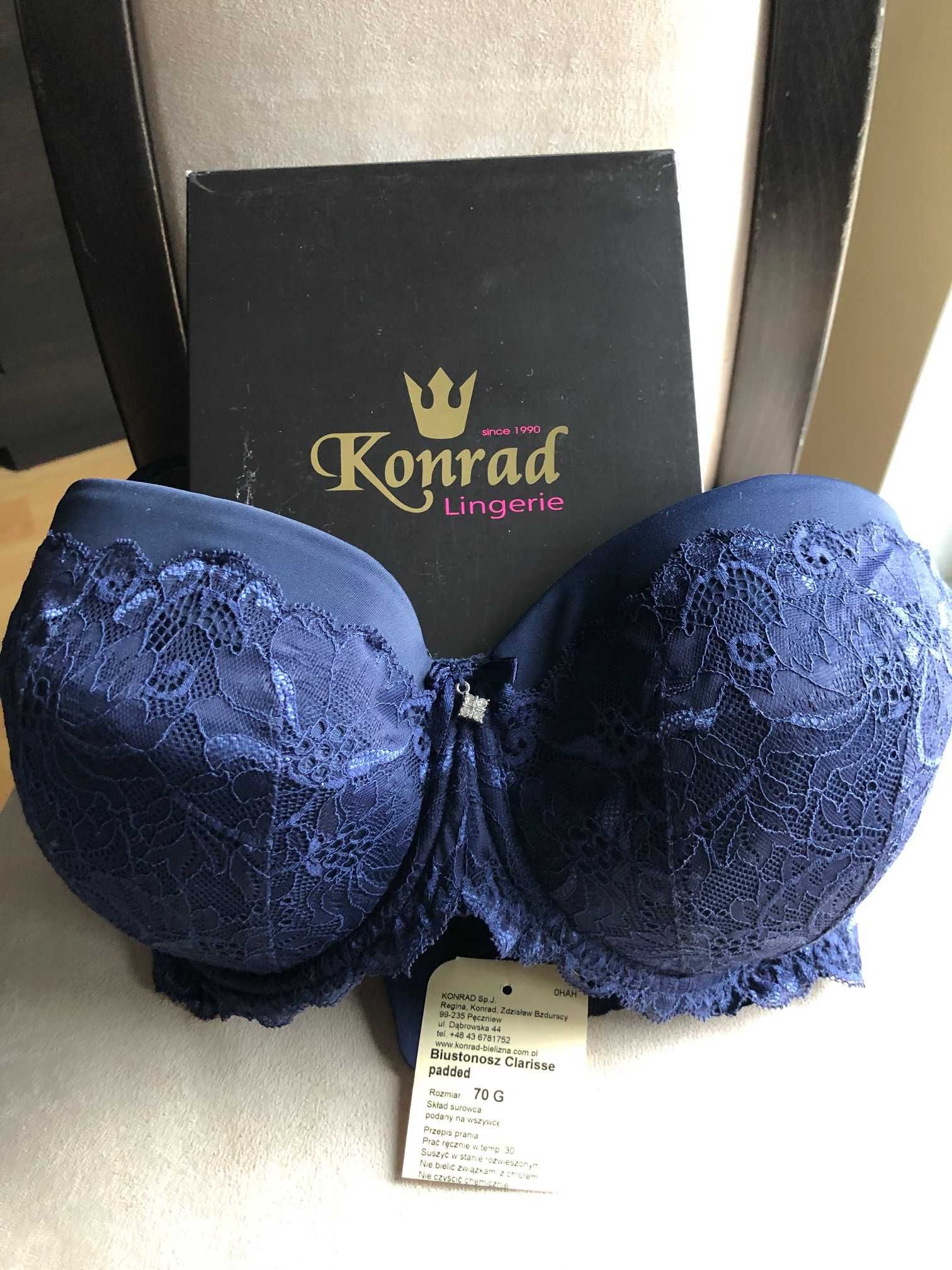 Biustonosz Konrad Lingerie, model Clarisse padded 70G