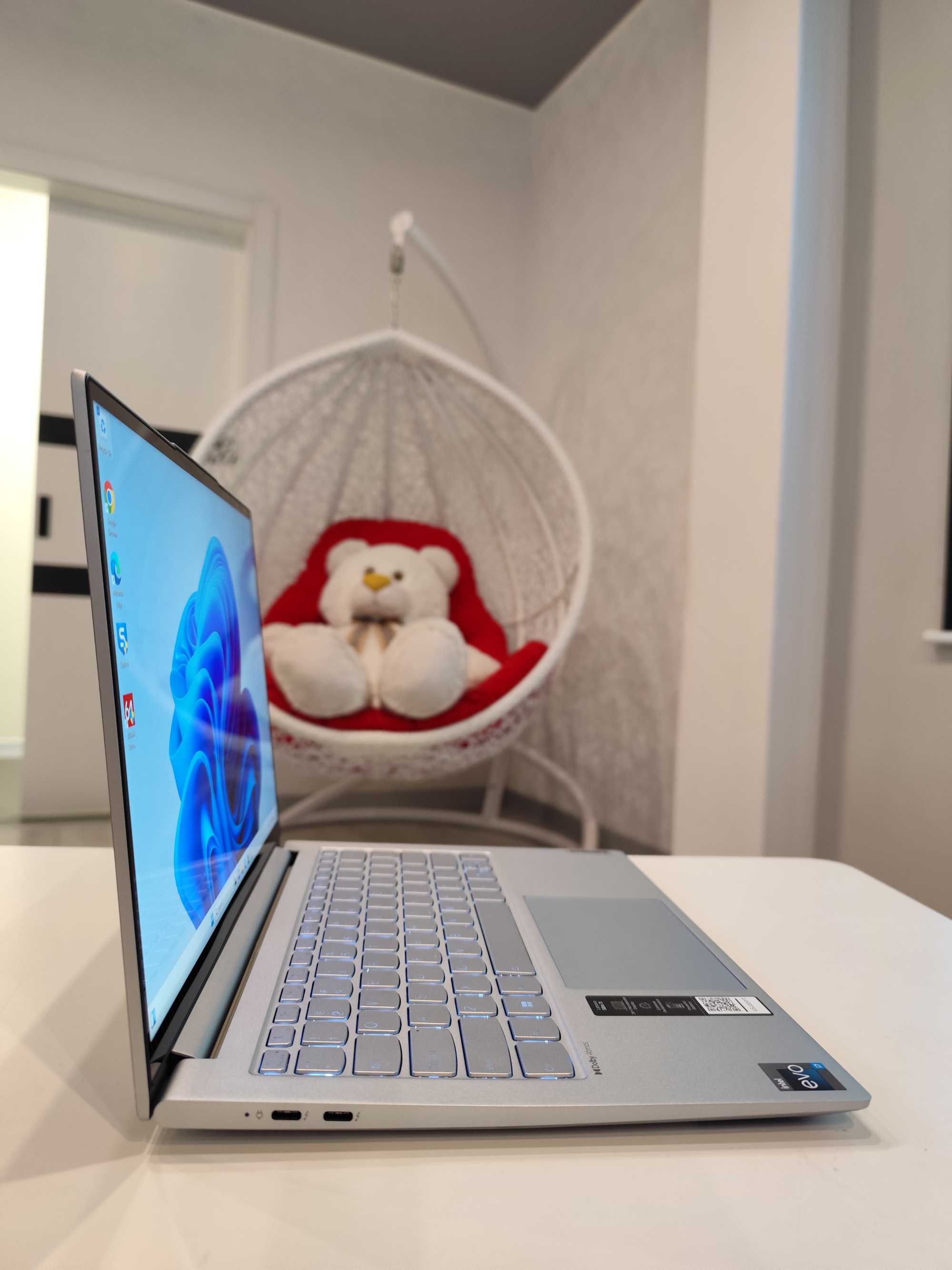 1,42кг! Lenovo Slim 7 14" 3K 90Hz i7-1260P 16/1TB LPDDR5 2022 Гарантія
