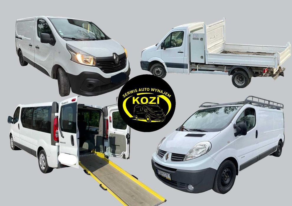Wynajem bus dostawczy kurierka 3,5t Wypożyczalnia Gniezno