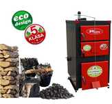 Piec Kocioł Węgiel/Drewno/Chrust 24kw do 280m2 Duży zasyp 5 KLASA RATY