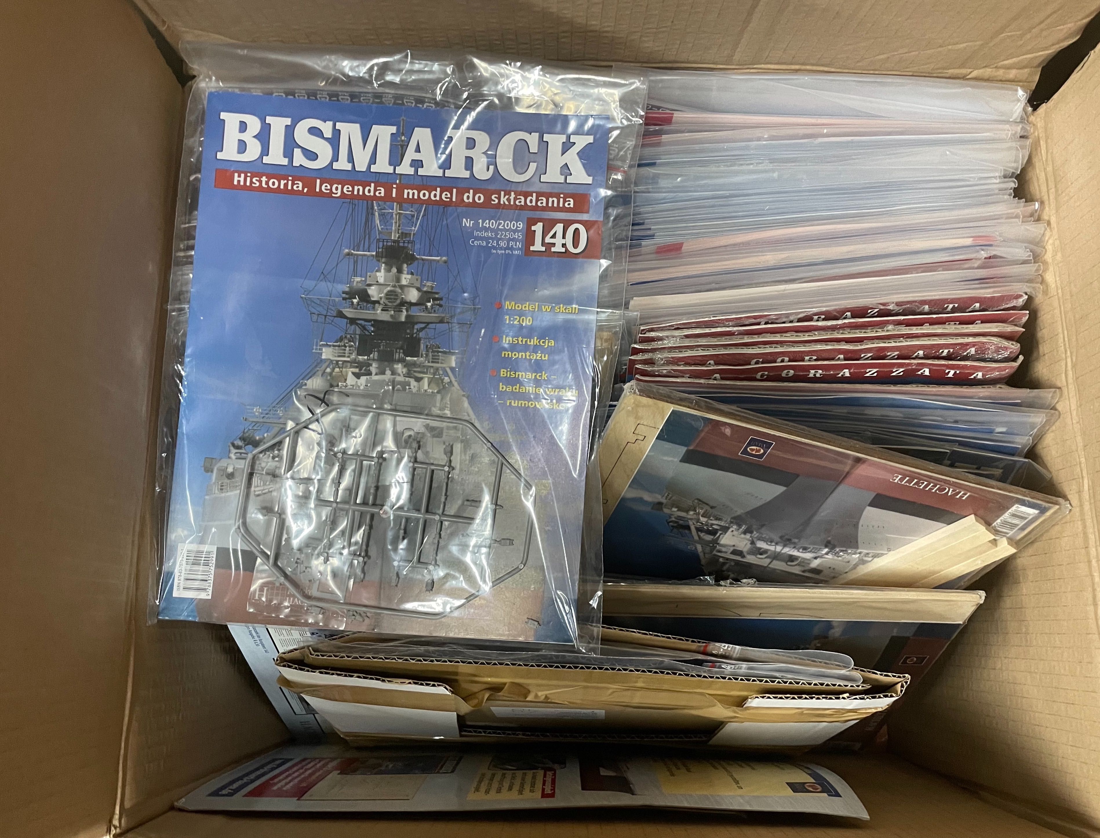 Model Bismarck Hachette 1-140 Komplet