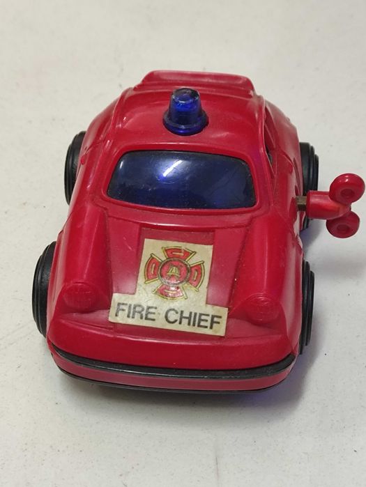 Brinquedo de corda Porsche 911 Fire Chief Wind-Up Jimson Hong Kong