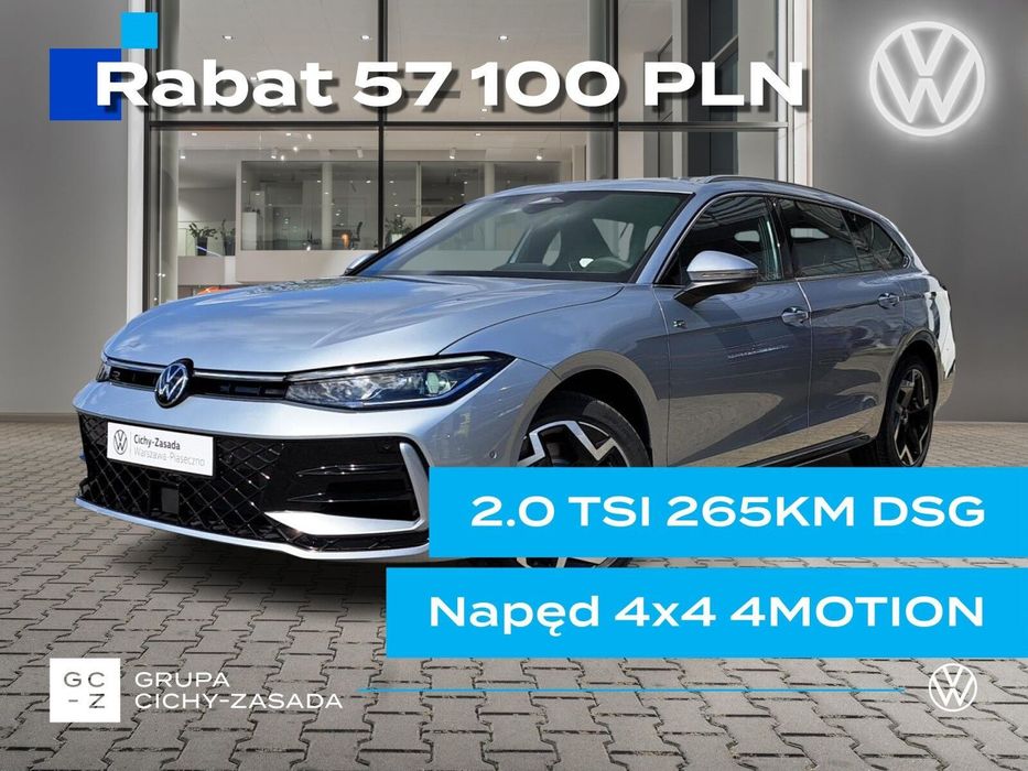 Volkswagen Passat 4MOTION|Pakiet Podróżny|DCC Pro|Zimowy Plus|Hak|Ekran 15"|Webasto