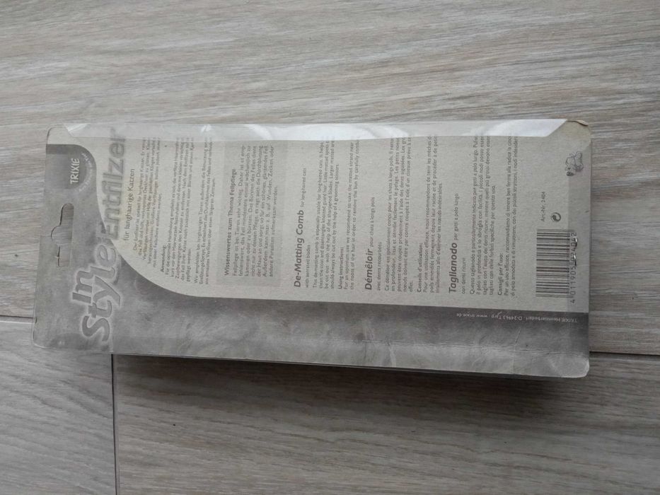Trixie nowy grzebień do rozczesywania długich włosów koci filcak