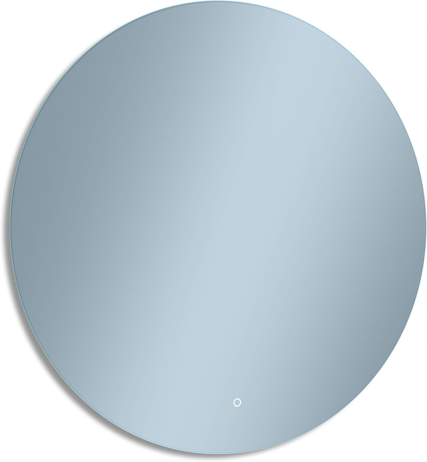 venti 60 cm okrągłe lustro łazienkowe z oświetleniem led