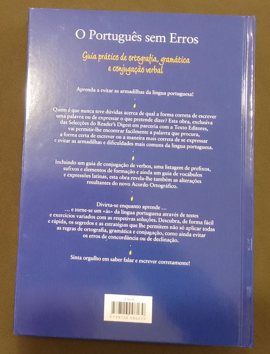 O português sem erros, Selecções