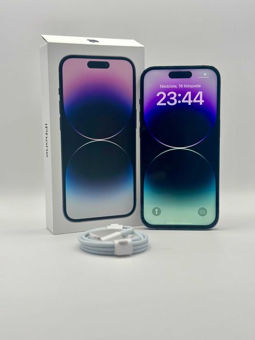 iPhone 14 Pro Fioletowy  | 128 GB | Stan bardzo dobry