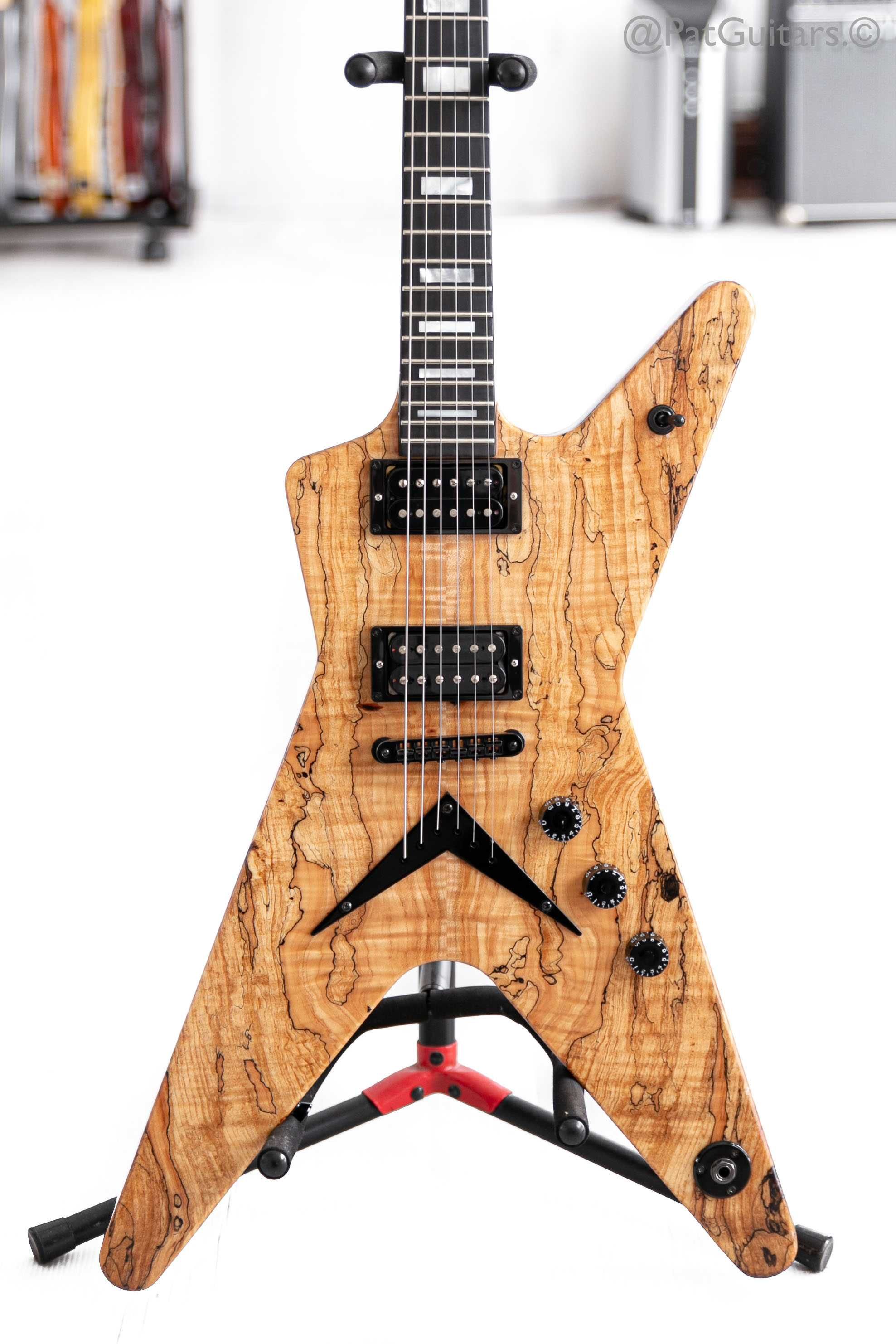 2009 Dean USA ML Custom Shop NAMM Special. Spalted Maple top