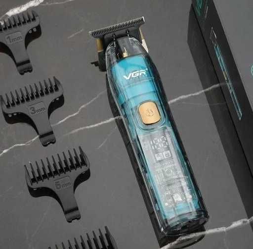 Акумуляторна машинка для стрижки VGR V-961, портативний тример