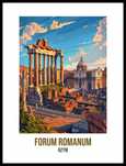 Plakat 40x55cm Forum Romanum