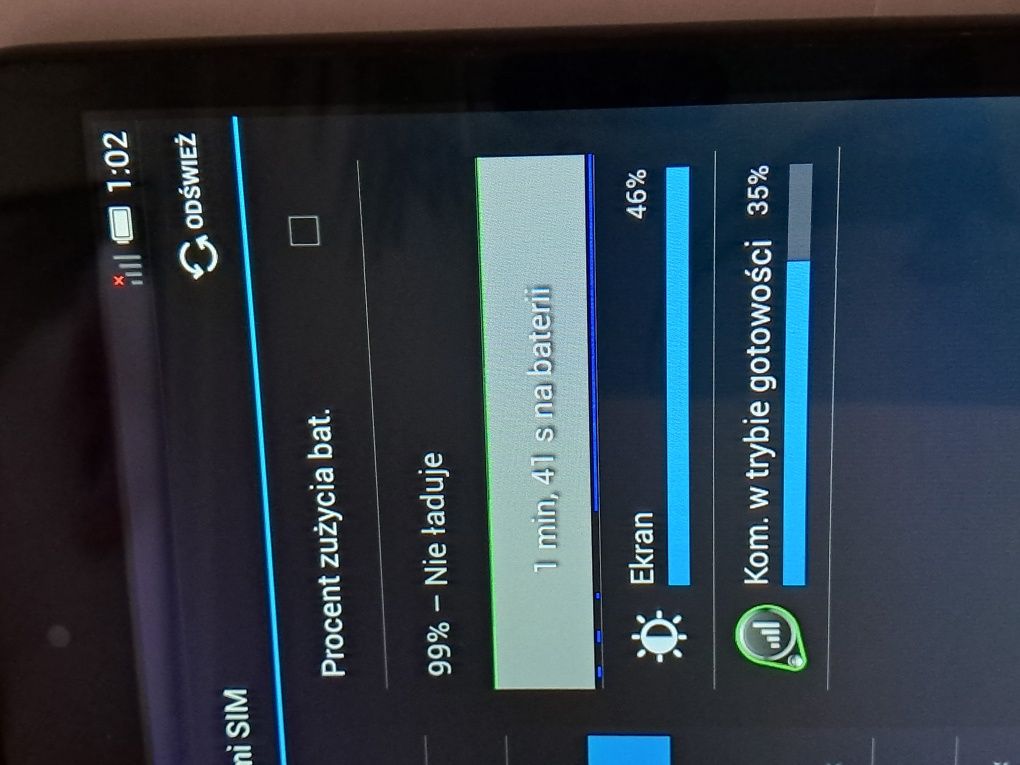 Alcatel one touch P320X niesprawne wejście karty sim