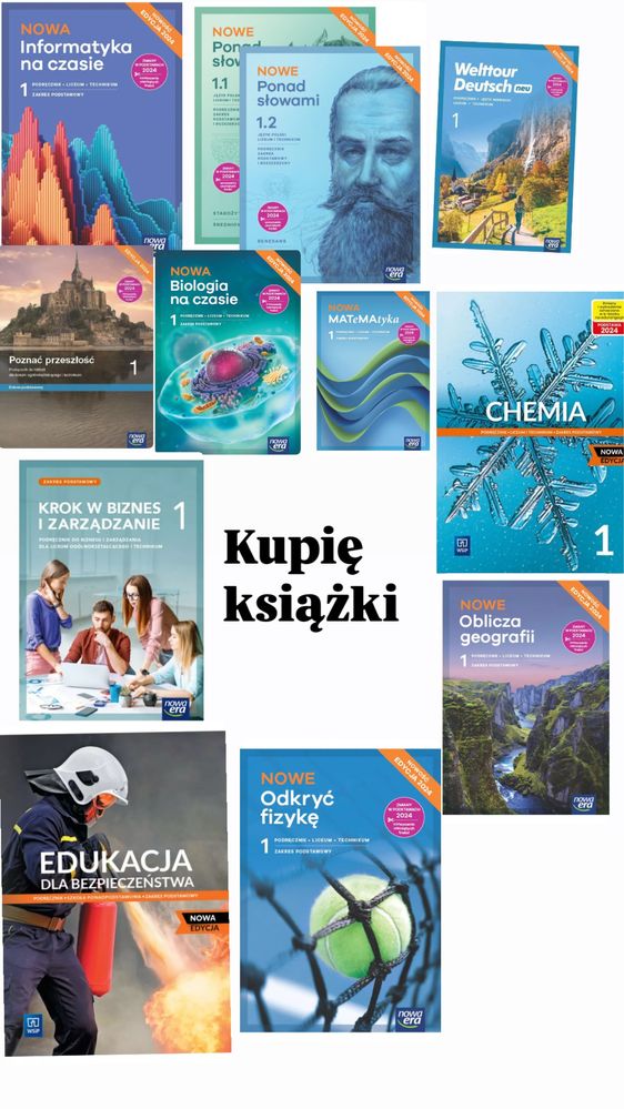 podręczniki do 1 klasy technikum
