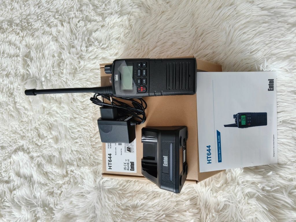 Radio morskie VHF, profesjonalne, ręczniak, ENTEL HT644, nowe,