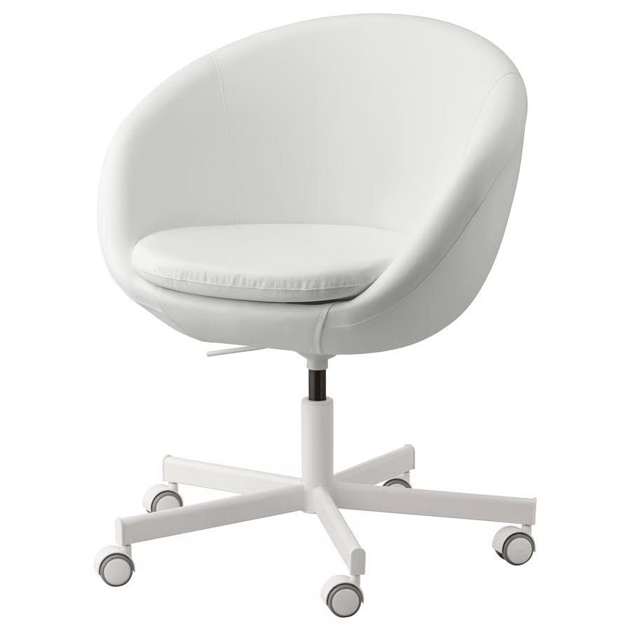 Cadeira p/escritório, Ysane branco SKRUVSTA IKEA