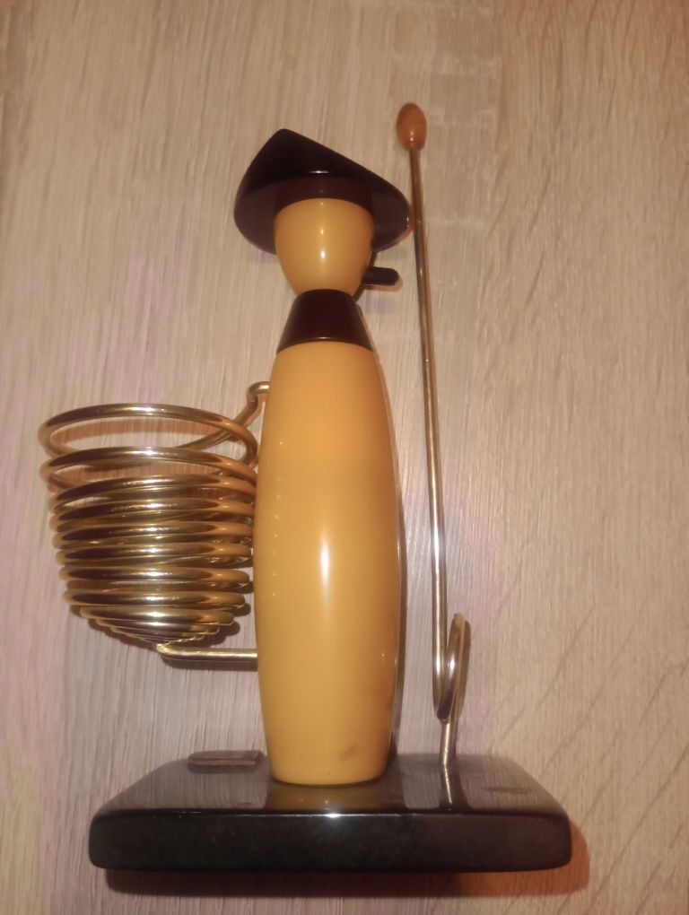 Bakelit bakelitowa stojak pojemnik na precle Chińczyk Vintage