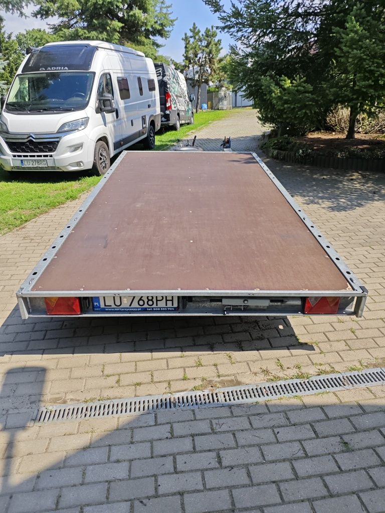 Laweta samochodowa Martz GT KIPPBAR 420/S - dwuosiowa, niska, uchylna