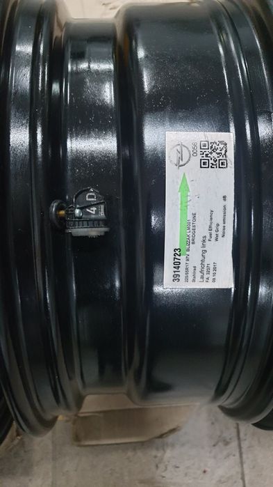 Czujniki ciśnienia opon OPEL