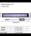 luz/iluminação led 120/150cm aquário plantados com programação
