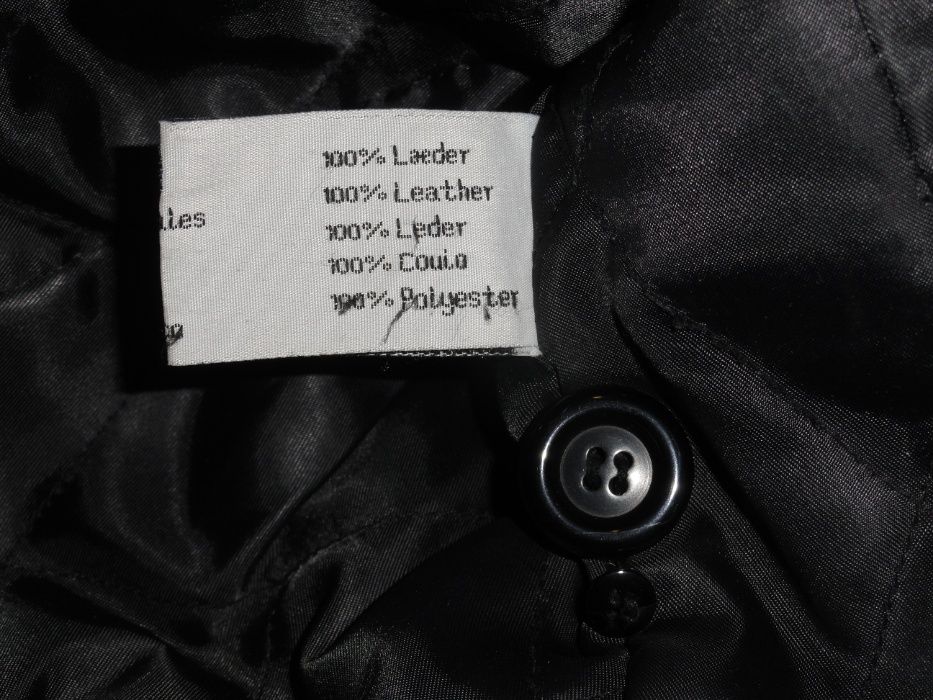 Кожаный плащ френч куртка «Auluna» (р.M/L Leather натуральная кожа)