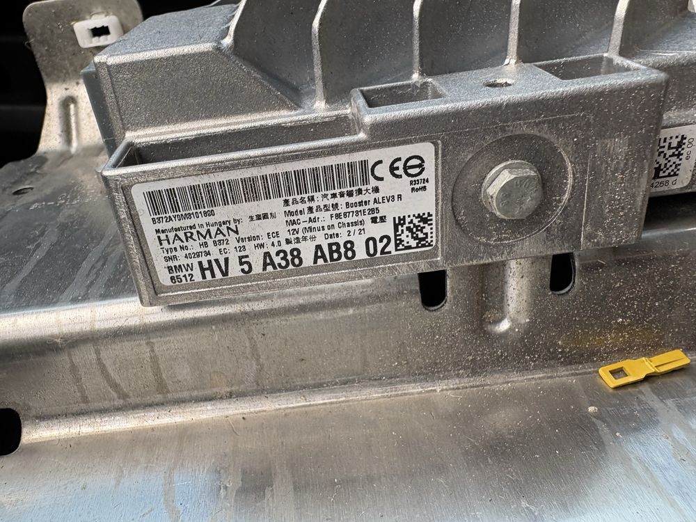 Bmw g20 g21 g01 wzmacniacz audio