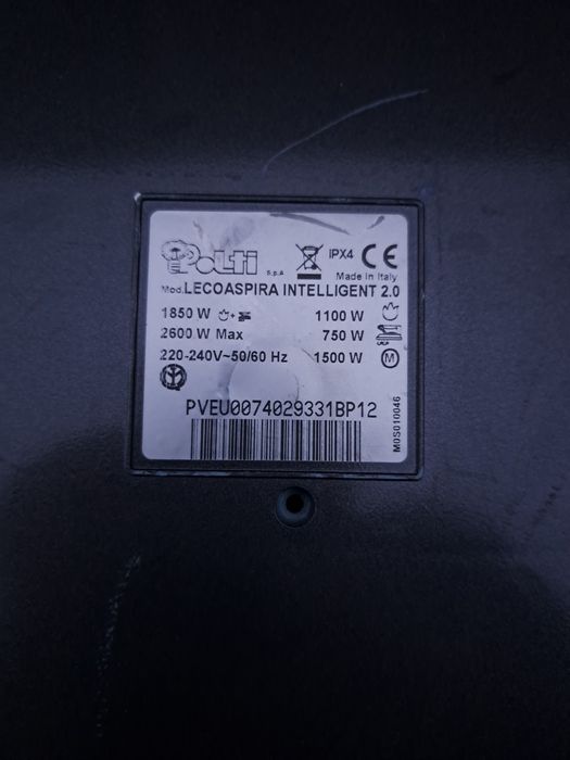 polti vaporetto lecoaspira intelligent 2.0 peças