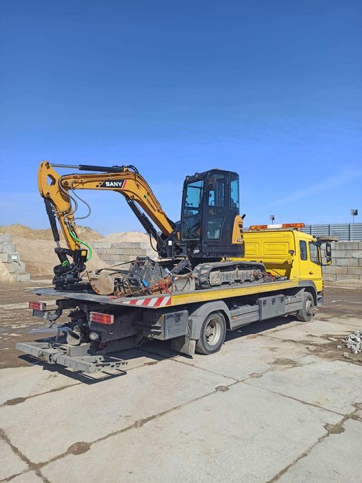 Transport wózków widłowych, ładowarek, podnośników, ciągników, koparek