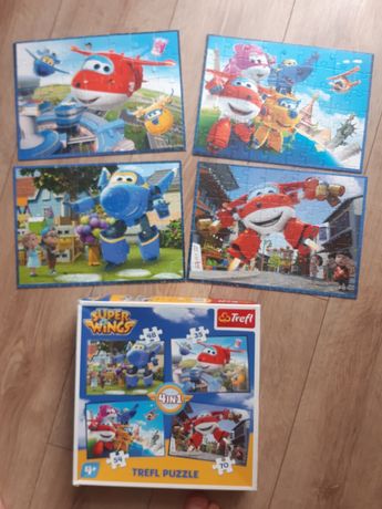 Puzzle 4 w 1 Super Wings