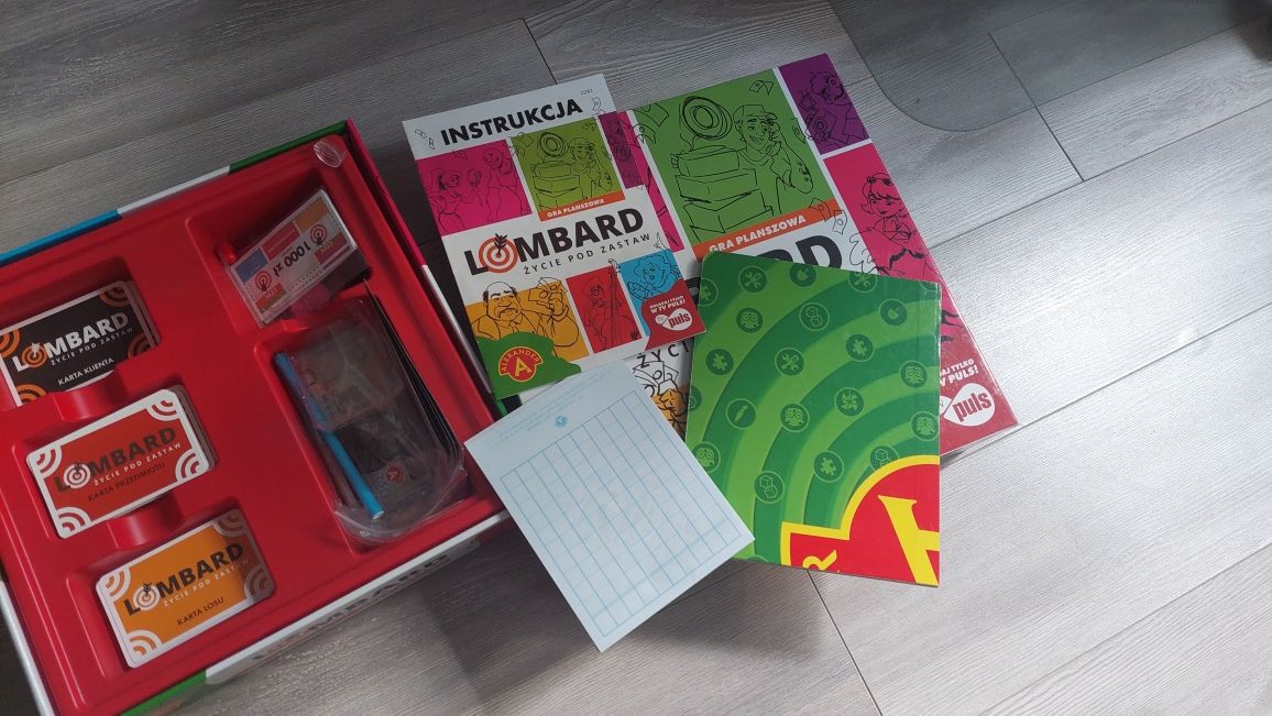 Gra Planszowa Lombard Życie pod zastaw  j.nowa  od 12 lat